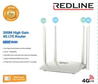 REDLINE LTE-20 3 PORT 10/100 300MBPS 2.4GHz 1xSIM 4xanten 4G KABLOSUZ ROUTER BEYAZ - 1